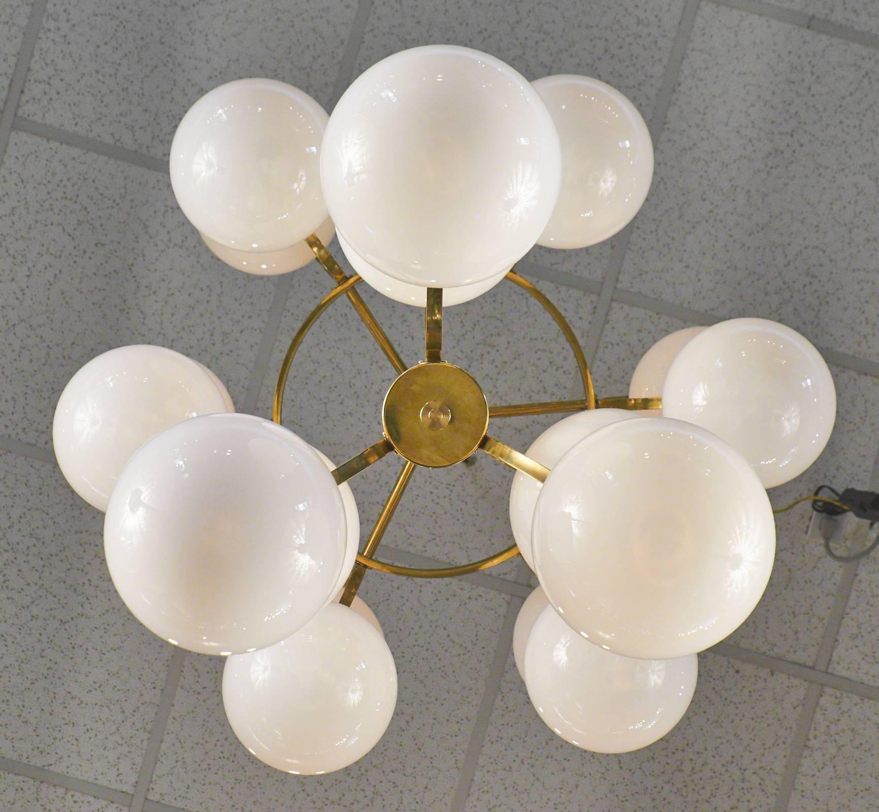modern sphere chandelier