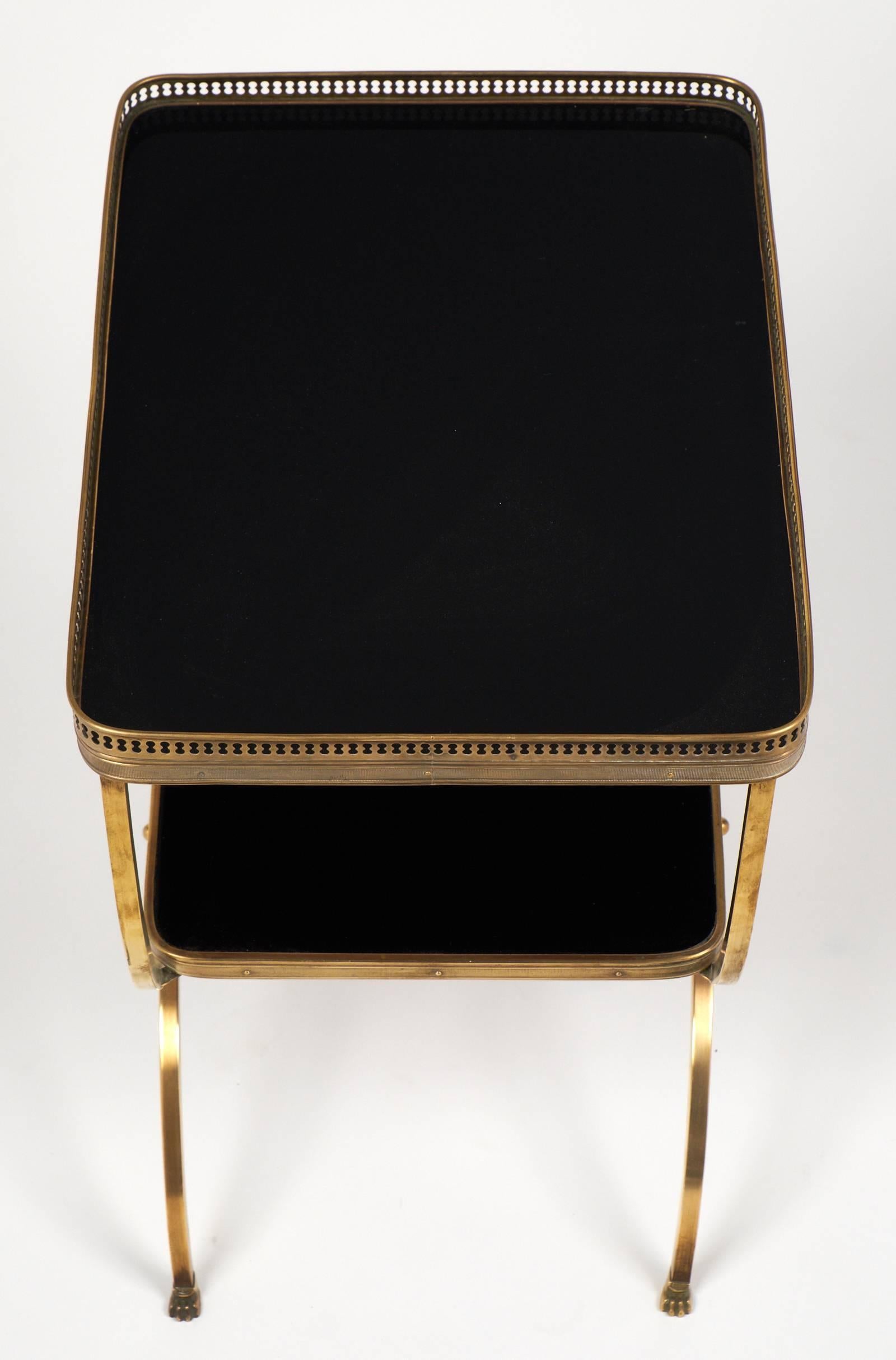 vintage brass table