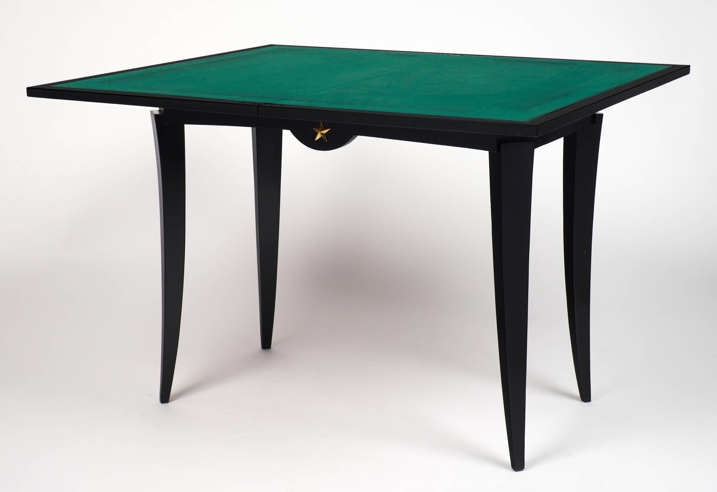 French Vintage Game Table in the Manner of Andre Arbus