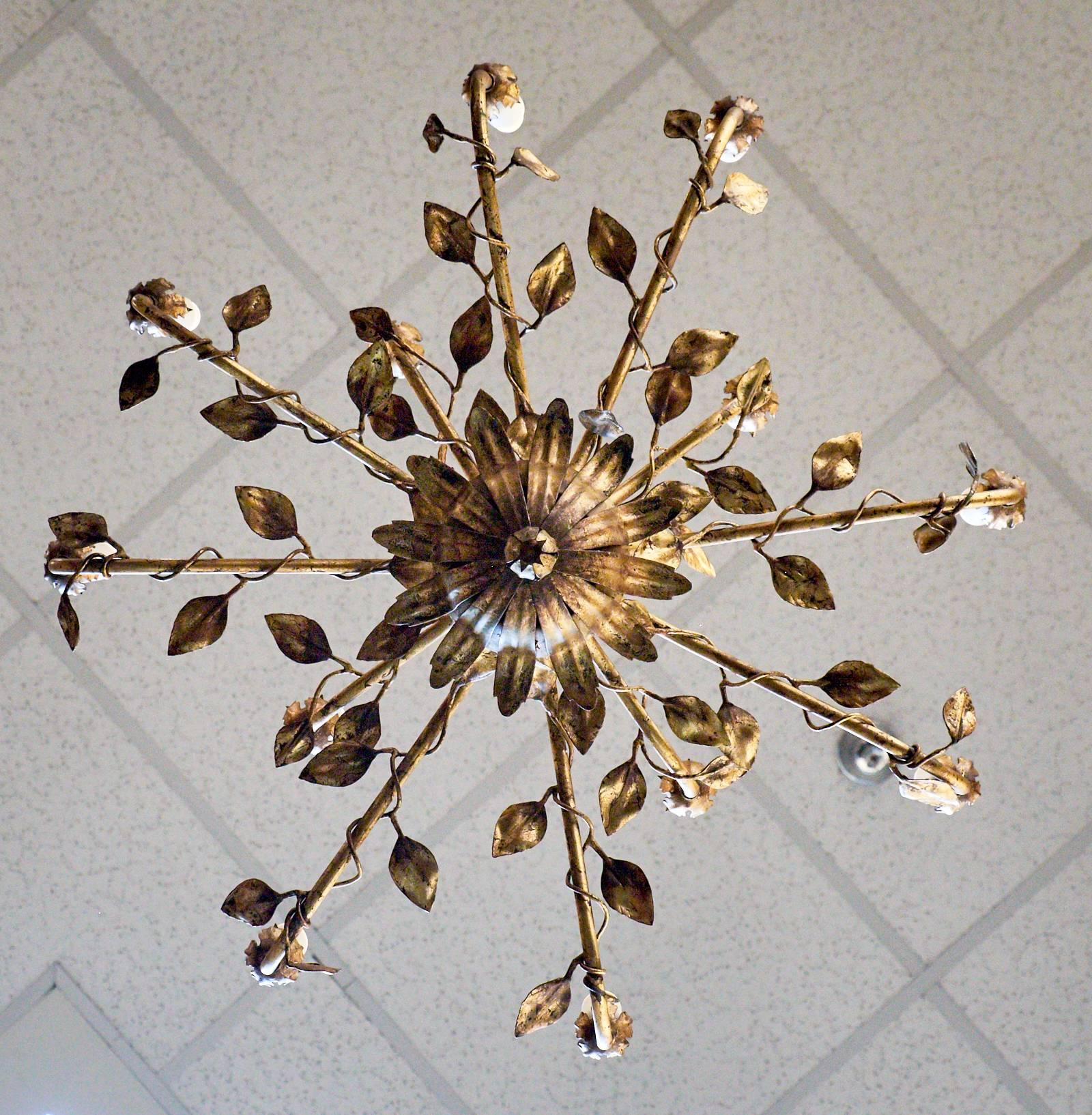 french tole chandelier