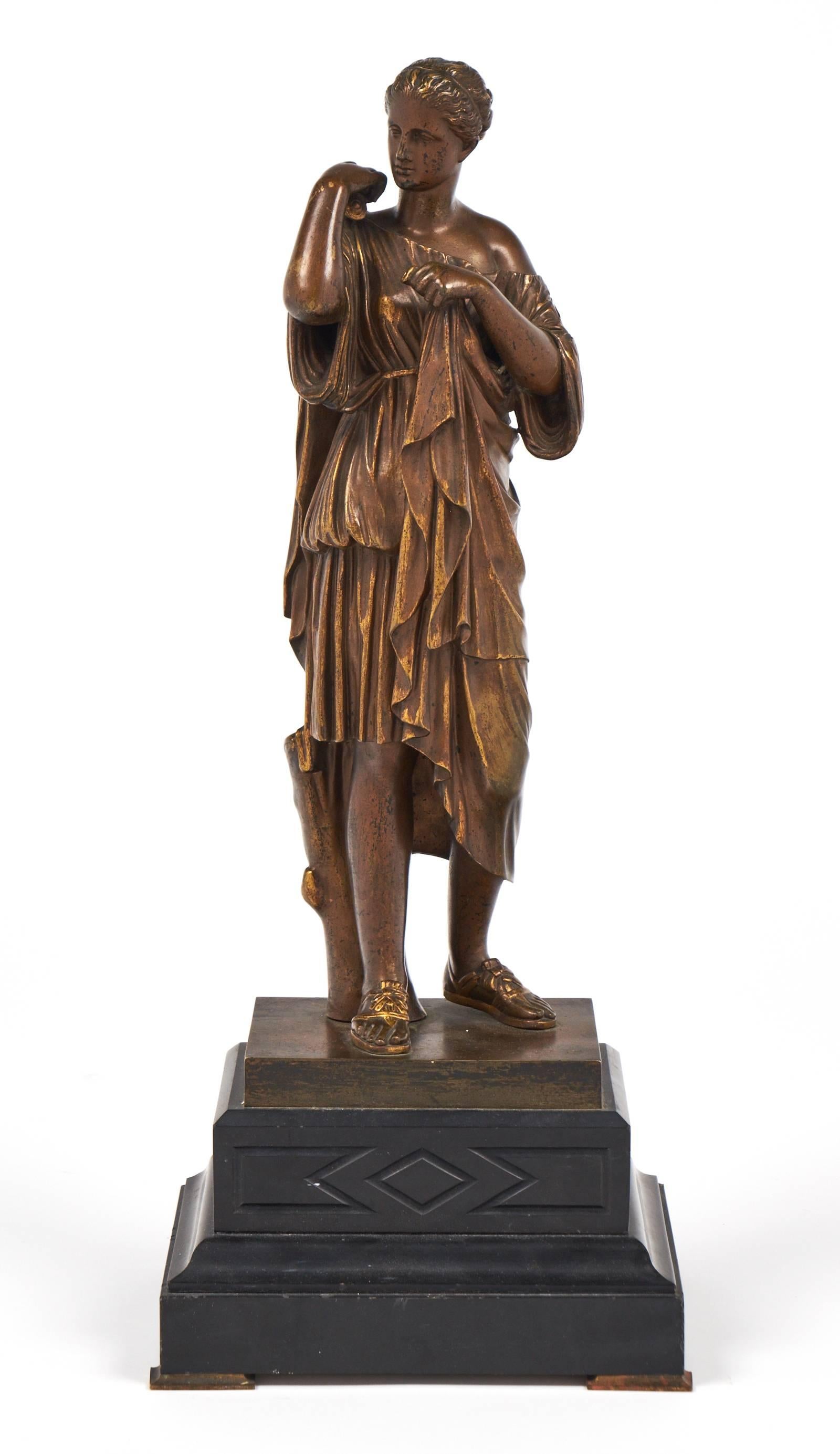 bronze figures woman