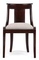 Rare Set of Ten French Empire Mahogany Gondola Chairs