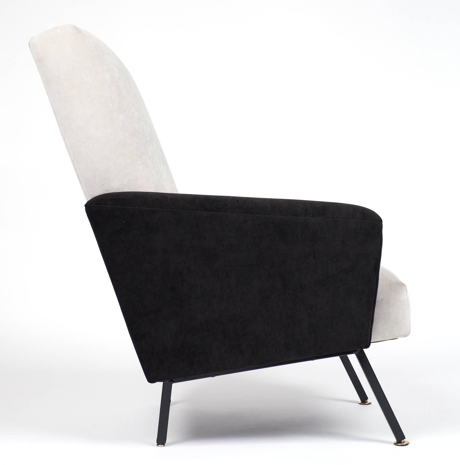 Mid-20th Century French Modernist Armchairs in the Manner of Pierre Guariche