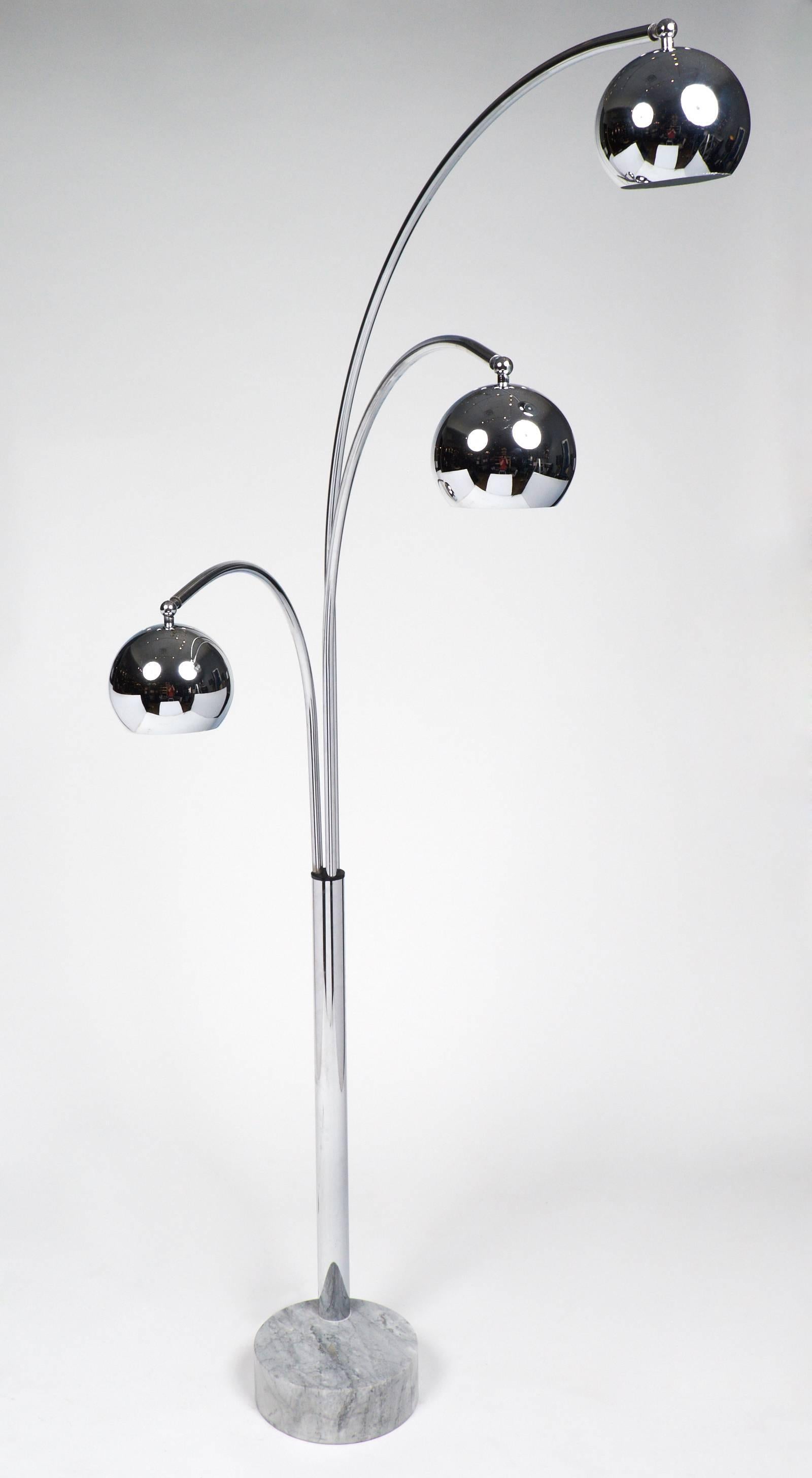 modern chrome floor lamps