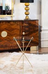 French 1940s Side Table in the Manner of Jean-Michel Frank