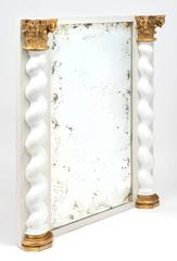 Antique Italian Baroque Mirror from 18th Century Church