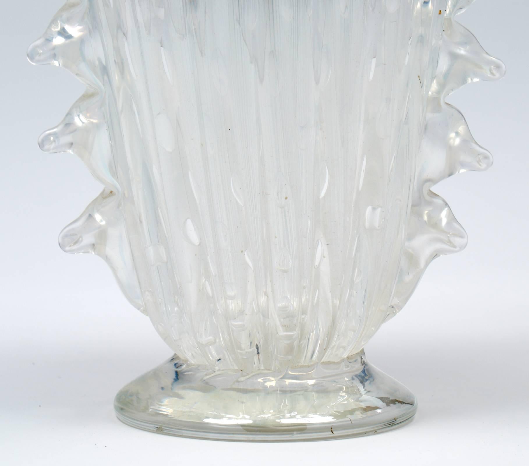 Late 20th Century Murano Crystal Clear 