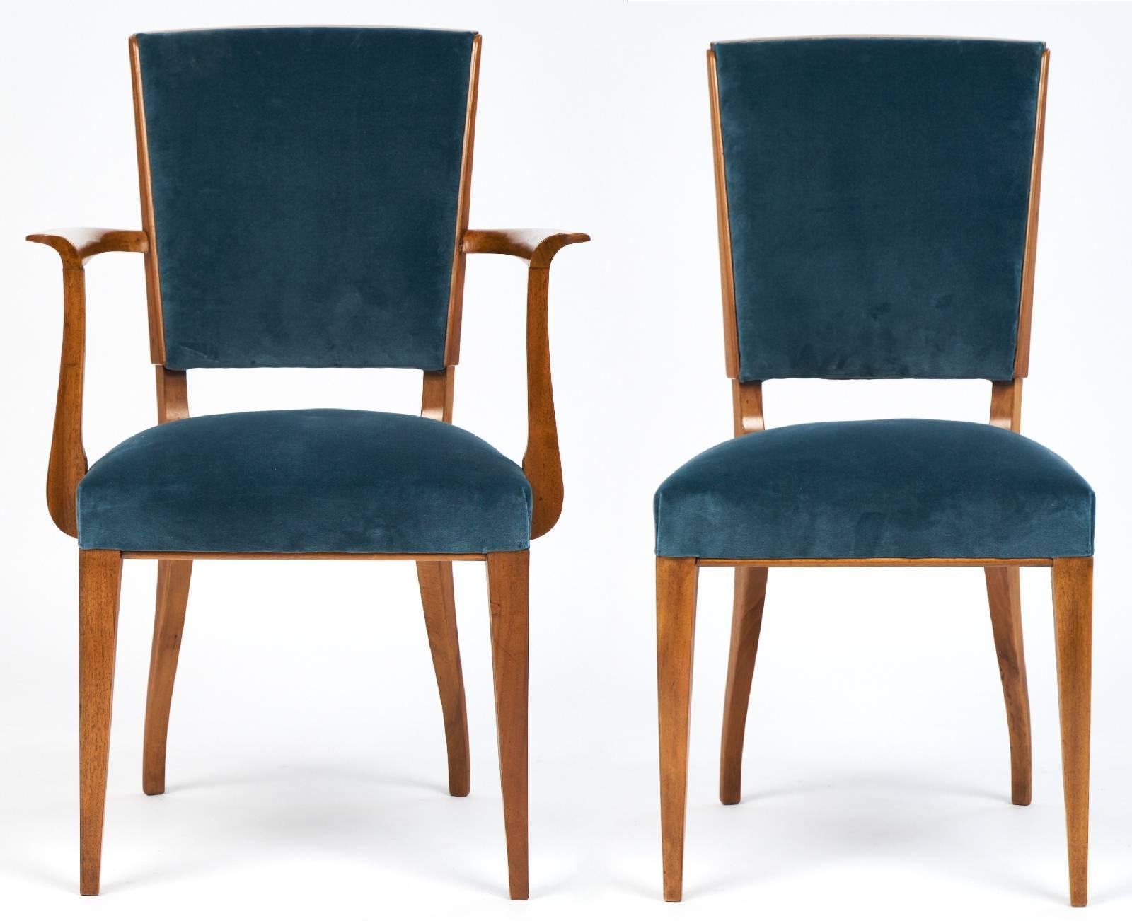 cherry wood dining chairs