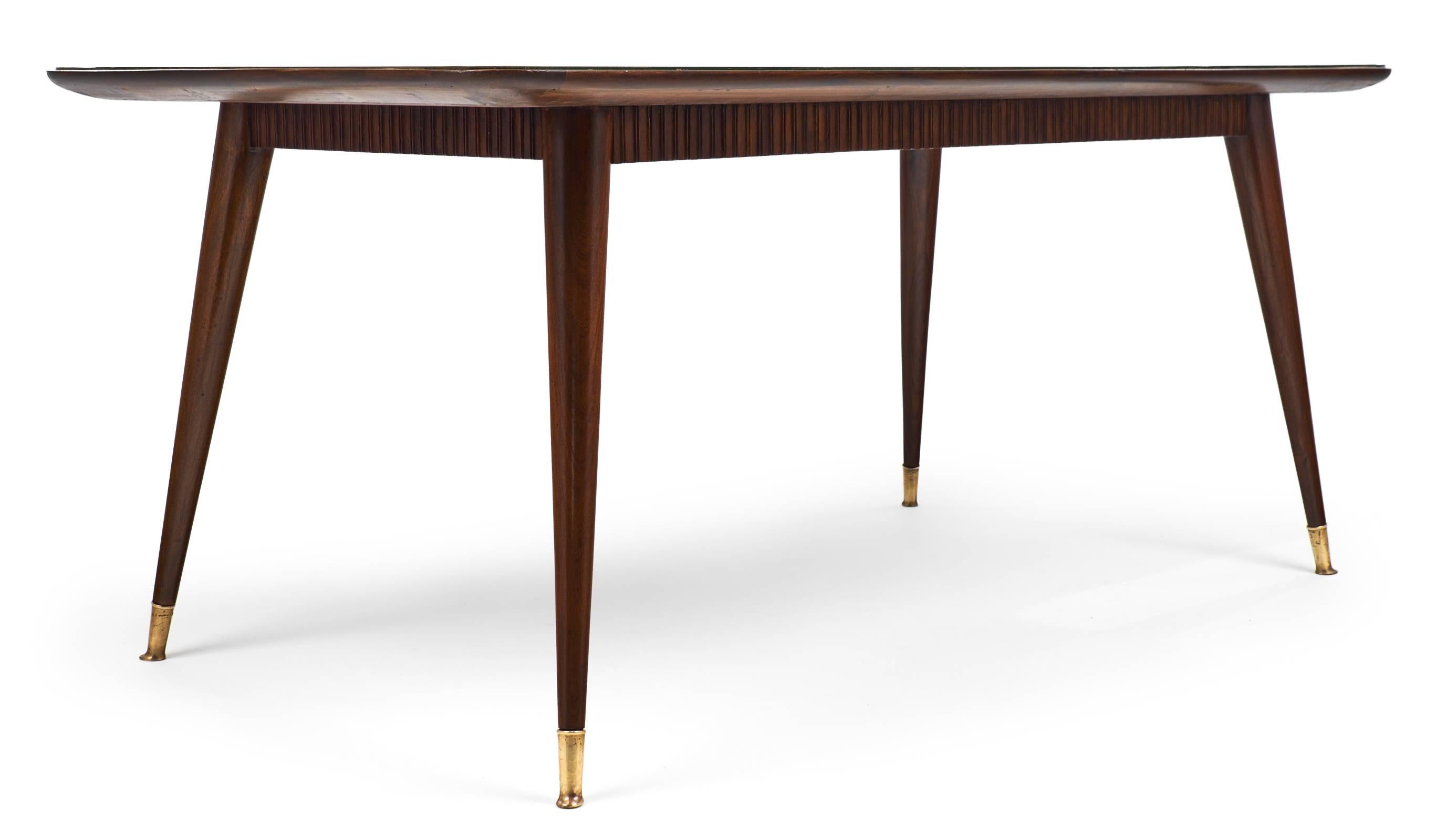 Mid-Century Modern Italian Dining Room Table In Excellent Condition In Austin, TX