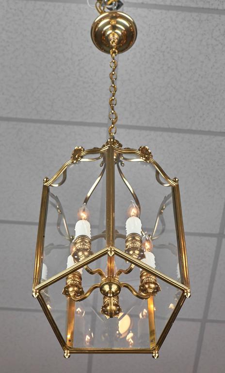 Vintage French Louis Xv Gilt Brass Lantern At 1stdibs Vintage French Louis Xv Gilt Brass Lantern In Excellent Condition For Austin Tx
