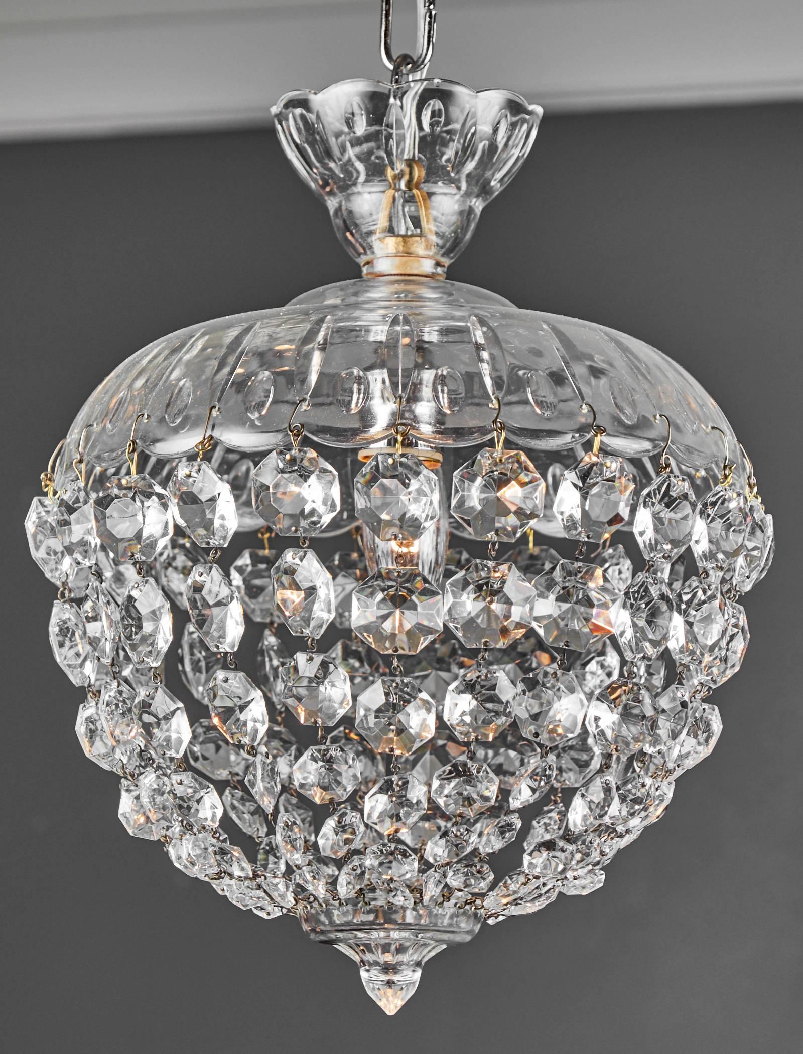 vintage baccarat chandelier