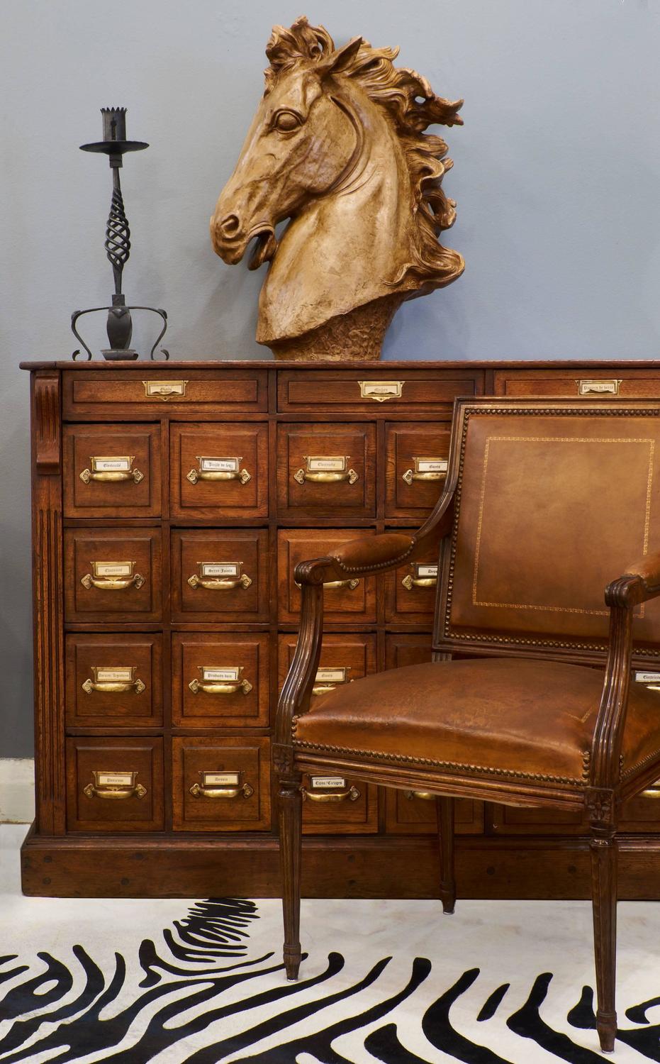 Antique French Apothecary Cabinet, circa 1870 For Sale at ...