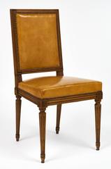Set of Ten French Antique Louis XVI Style Dining Chairs
