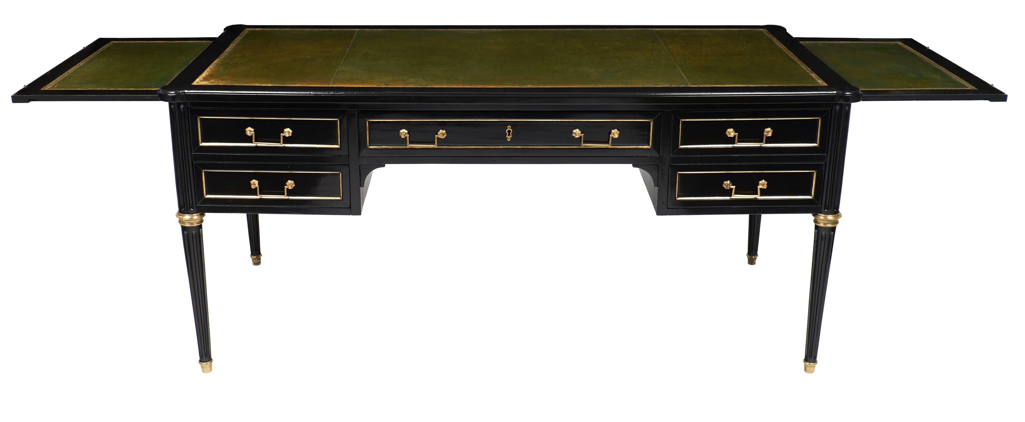 Brass French Antique Louis XVI Desk