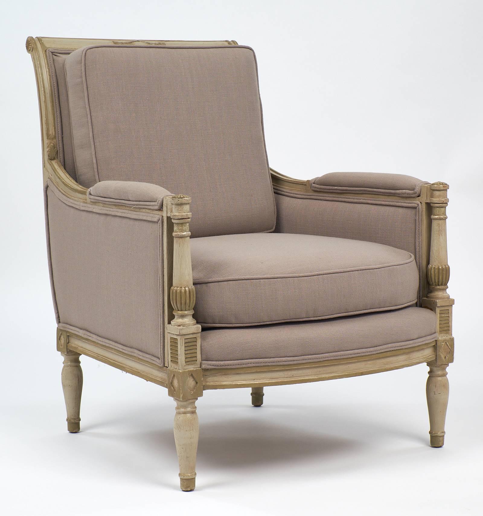 Early 19th Century Pair of 19th Century French Directoire Bergères