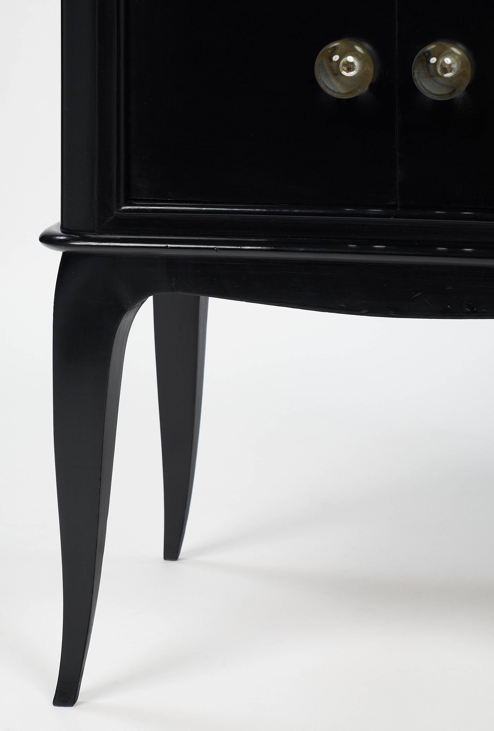 Art Deco André Arbus Style Ebonized Side Tables 4