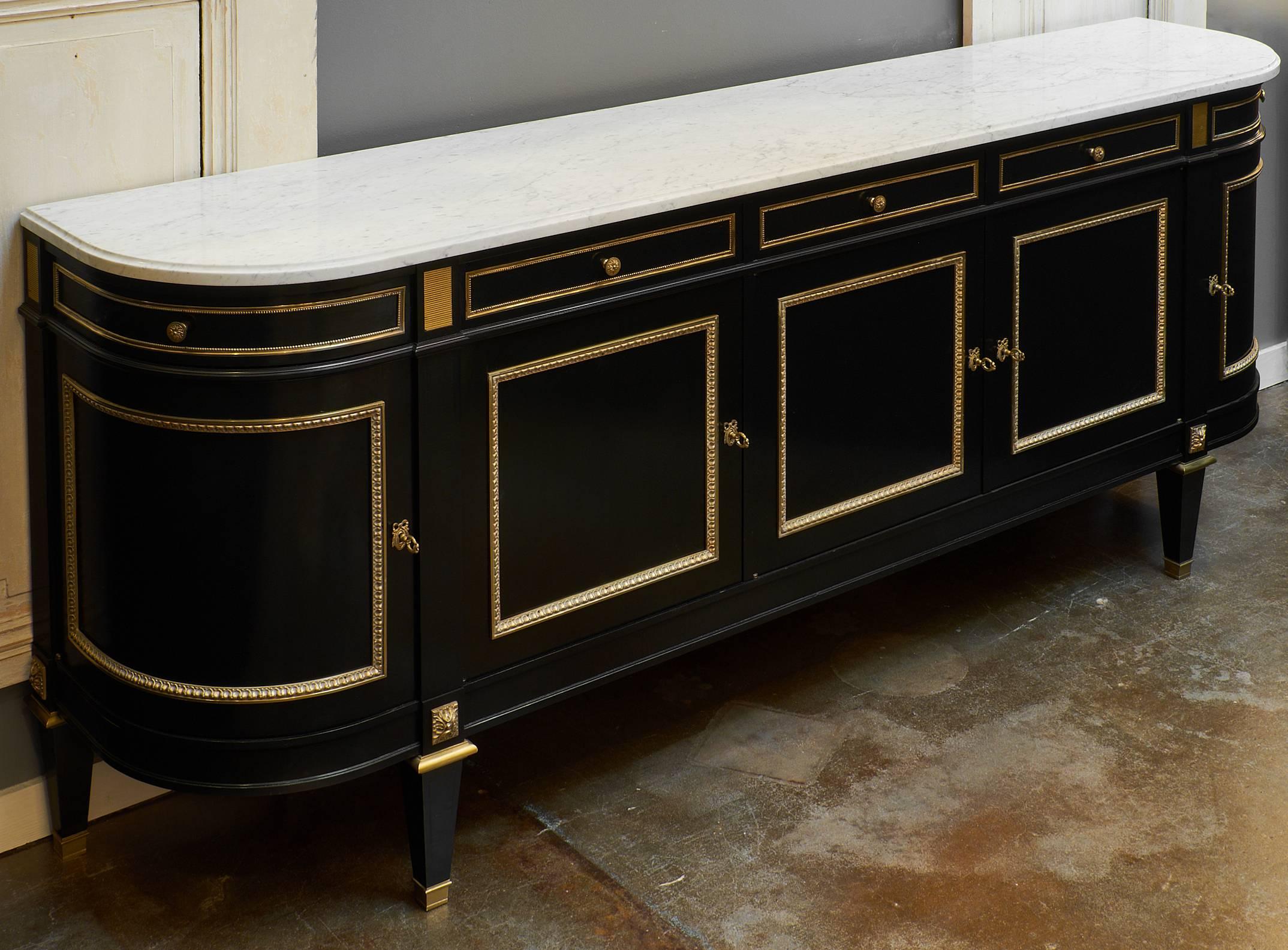 Mid-20th Century Louis XVI Style French Vintage Grand Buffet