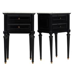 French Louis XVI Style Antique Side Tables