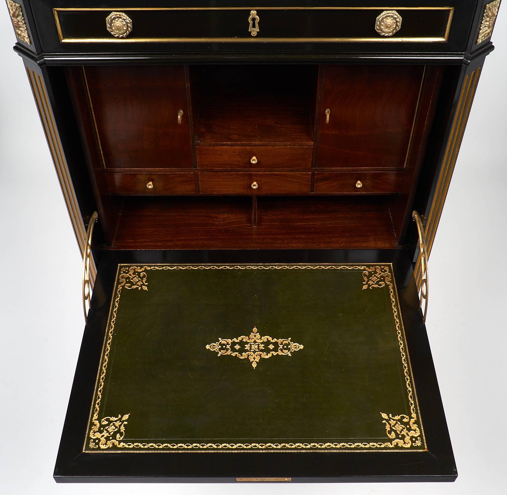Louis XVI Style French Secretaire in the Style of Riesener 1