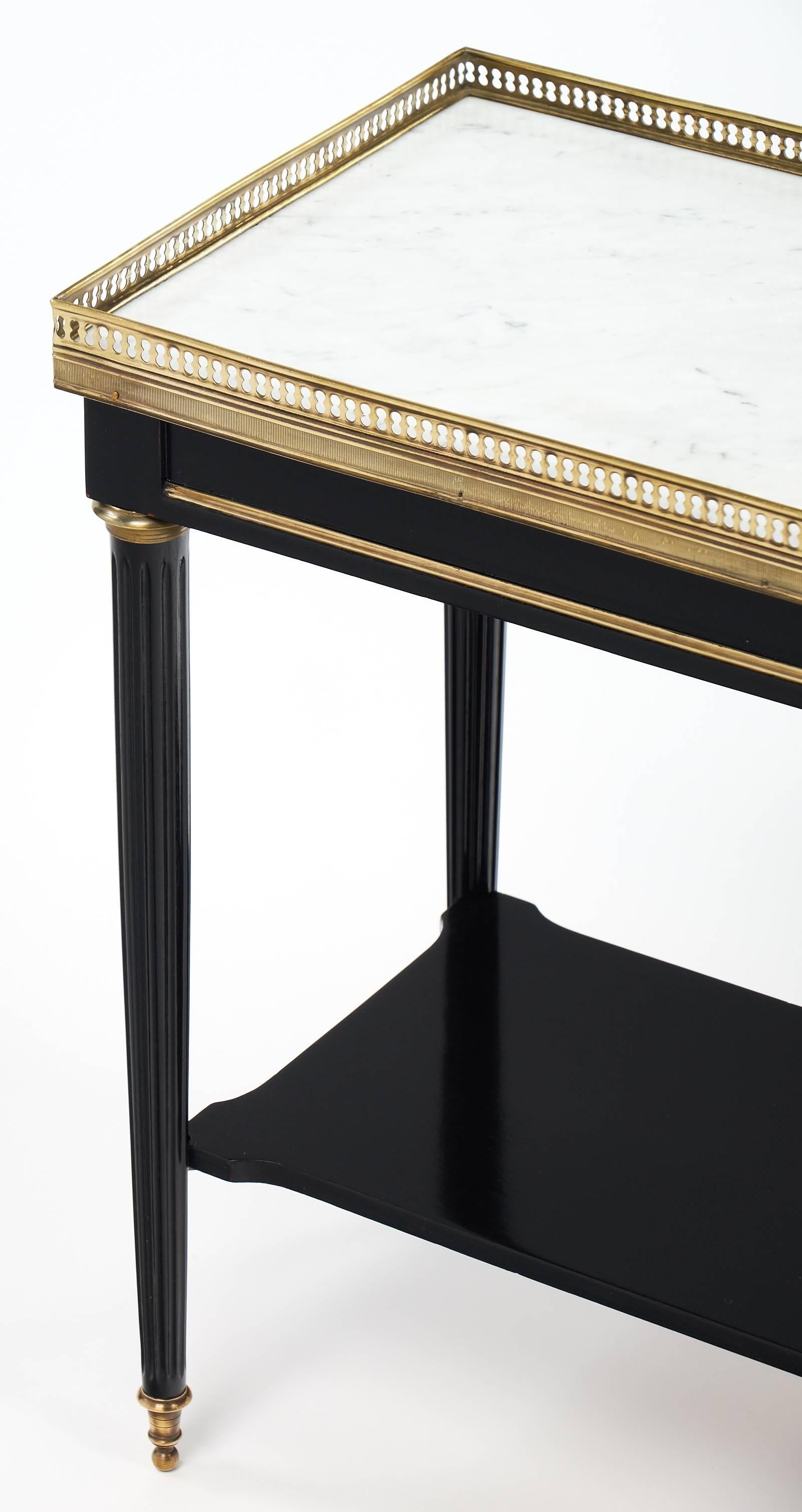 Gilt Louis XVI Style French Antique Side Table
