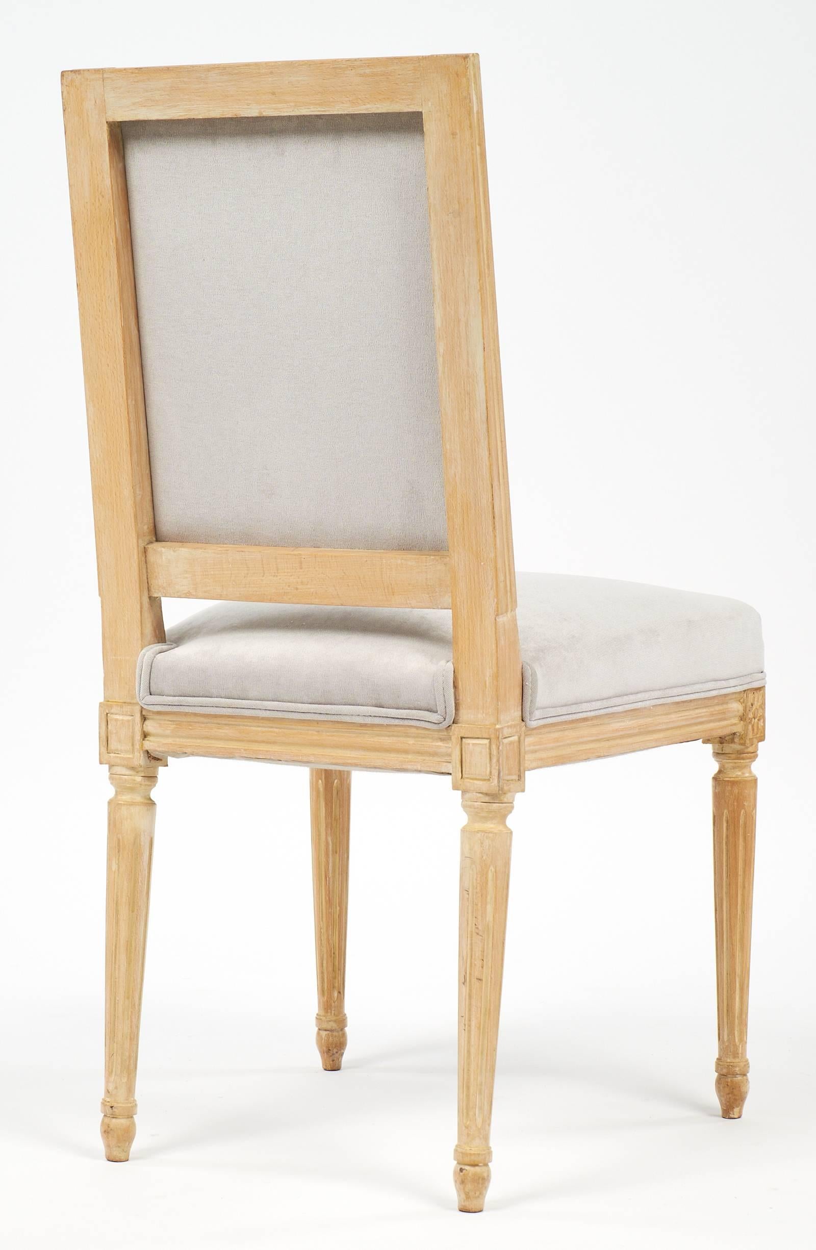 Set of Louis XVI Style Antique French Dining Chairs 3