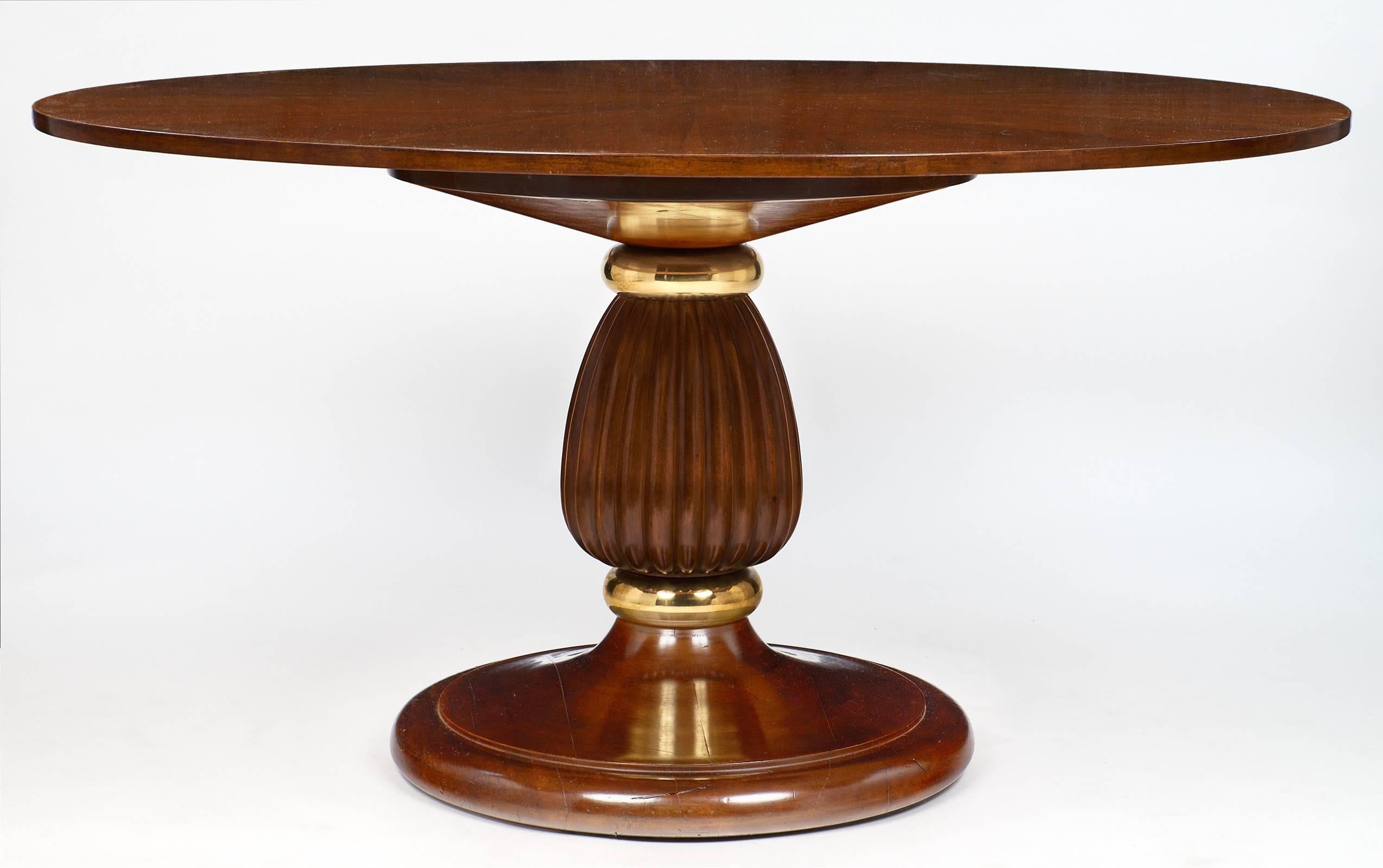 Mid-Century Modern Mid-Century Italian Walnut Table Style of Paolo Buffa