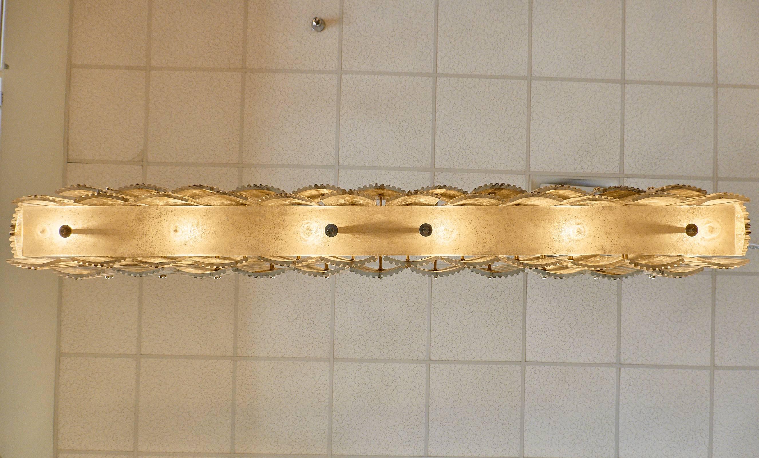 Lampadario in vetro di Murano 
