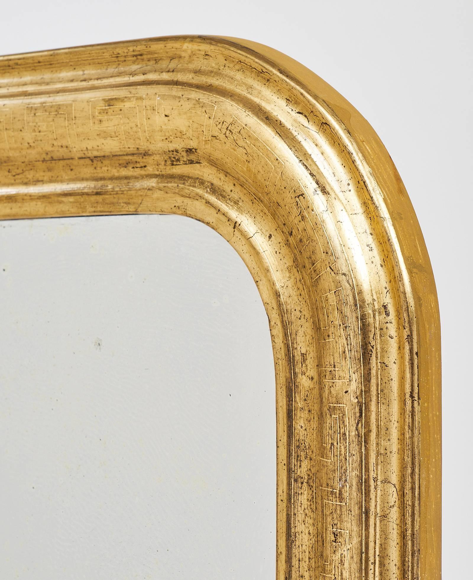 Gold Leaf 19th Century French Louis Philippe Mirrors