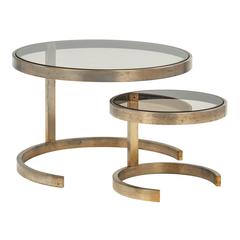 Mid-Century Modern Vintage French Nesting Tables