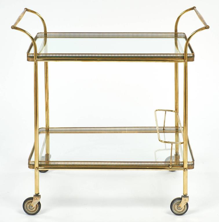 Art Deco French Vintage Bar Cart at 1stDibs