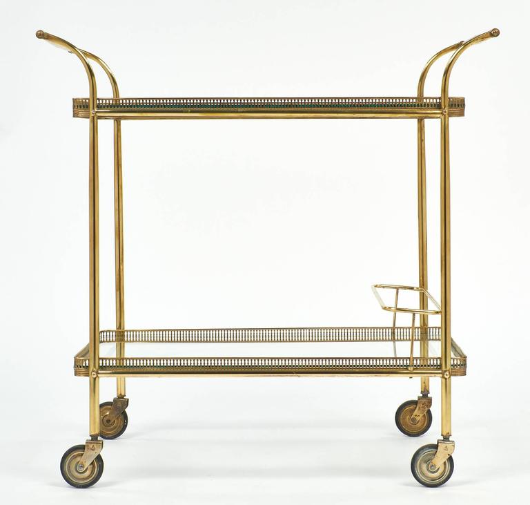 Art Deco French Vintage Bar Cart at 1stDibs