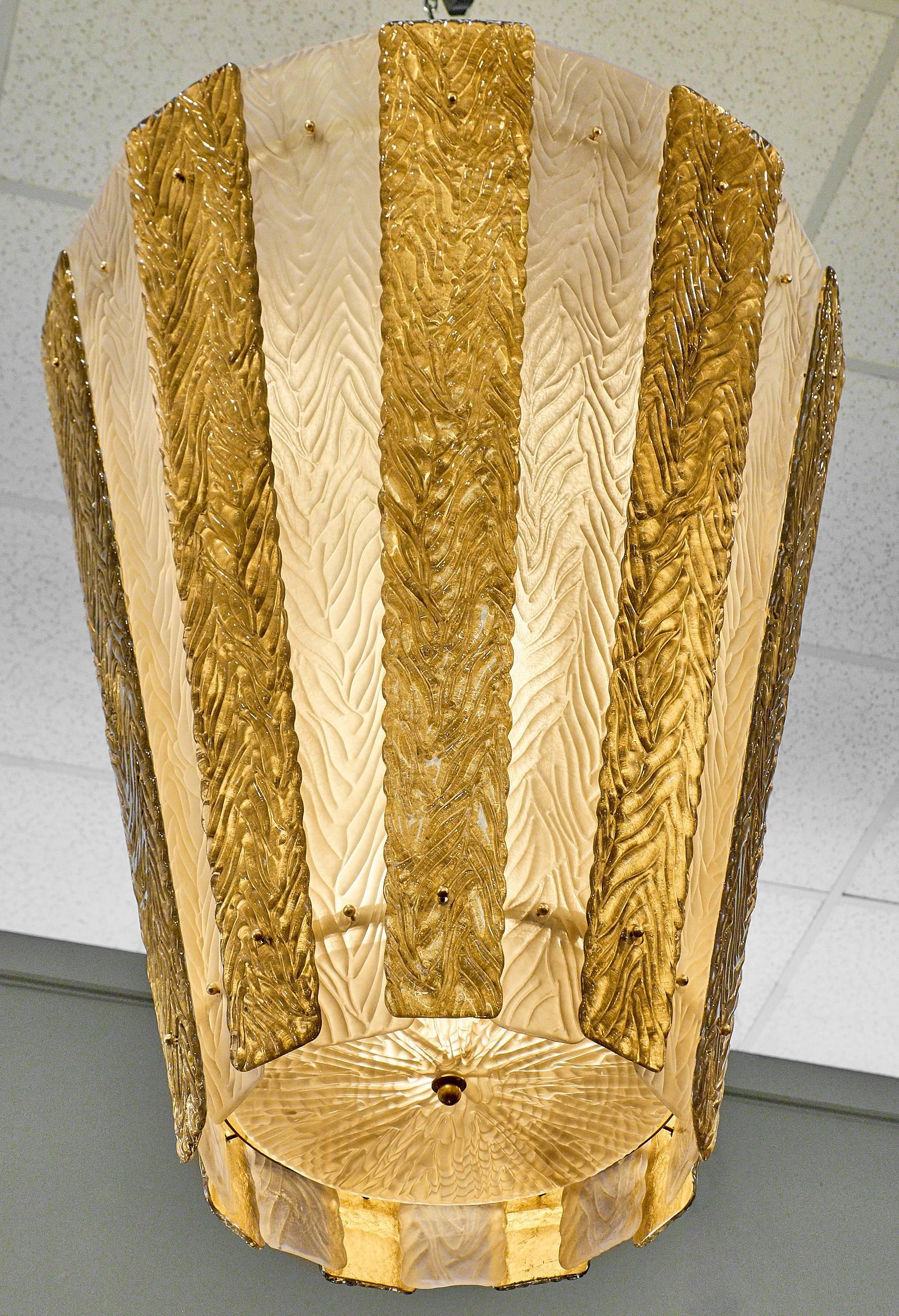 Große Laterne aus Muranoglas (Moderne)