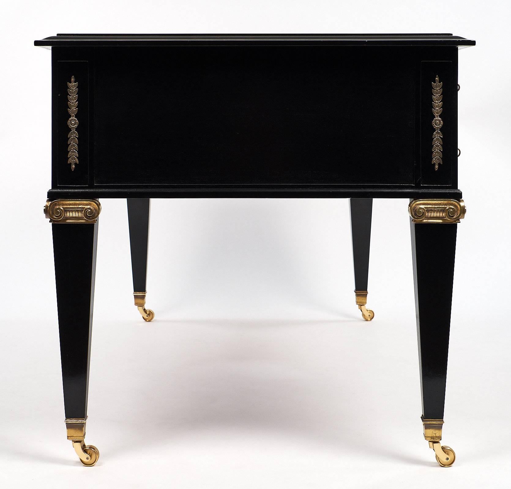 Ebonized Antique French Directoire Style Desk 2