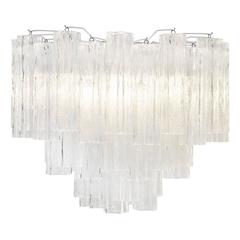 Venini Murano “Tronchi” Glass Chandelier 2