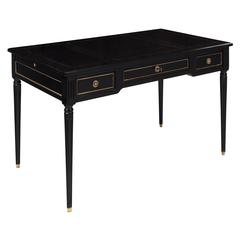 French Antique Louis XVI Style Bureau Plat Desk