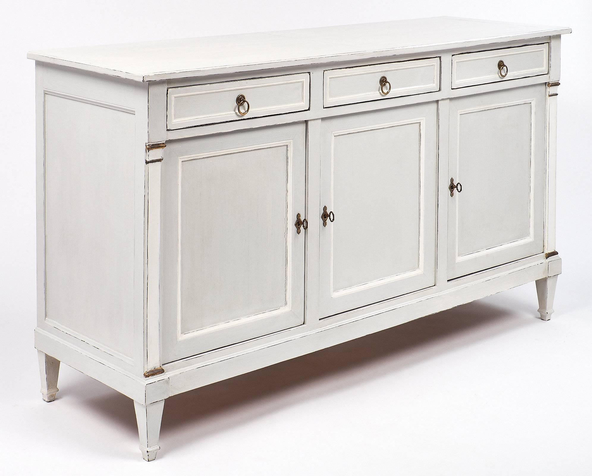 Early 20th Century Painted Directoire Style French Buffet