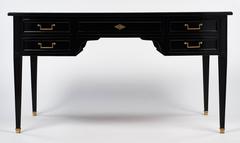 Directoire Style Antique French Ebonized Desk