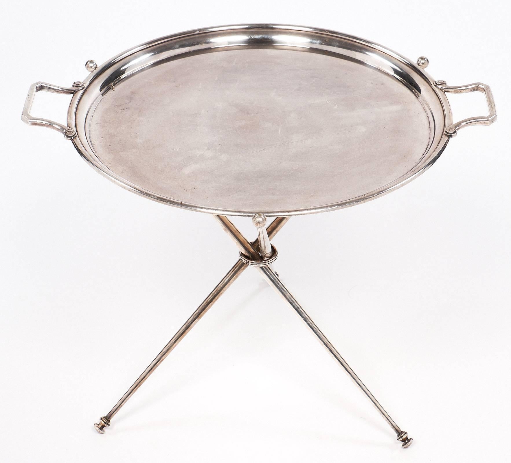 Mid-20th Century Art Deco Period French Tripod Tray Table