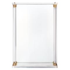 Empire Style French Lucite Mirror