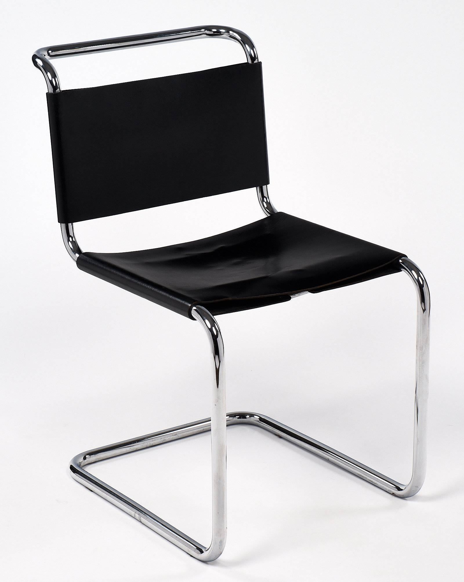 marcel breuer leather chair