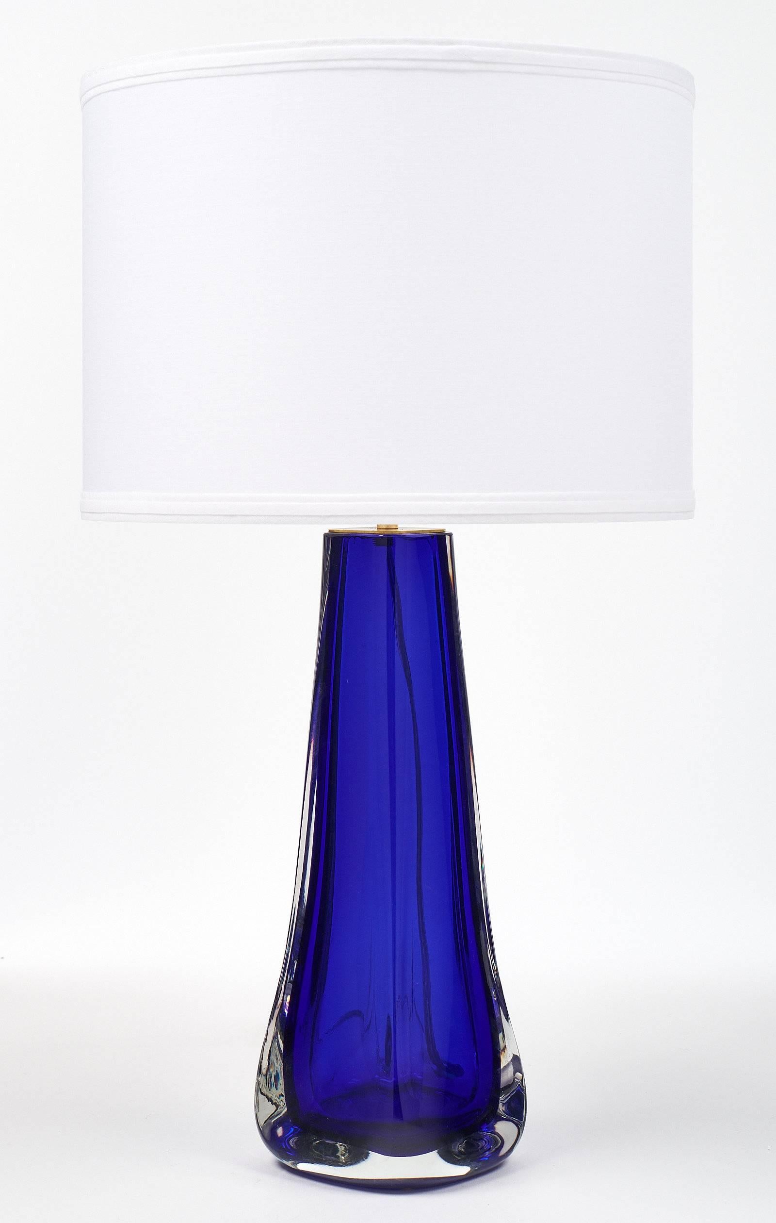 cobalt blue lamp base