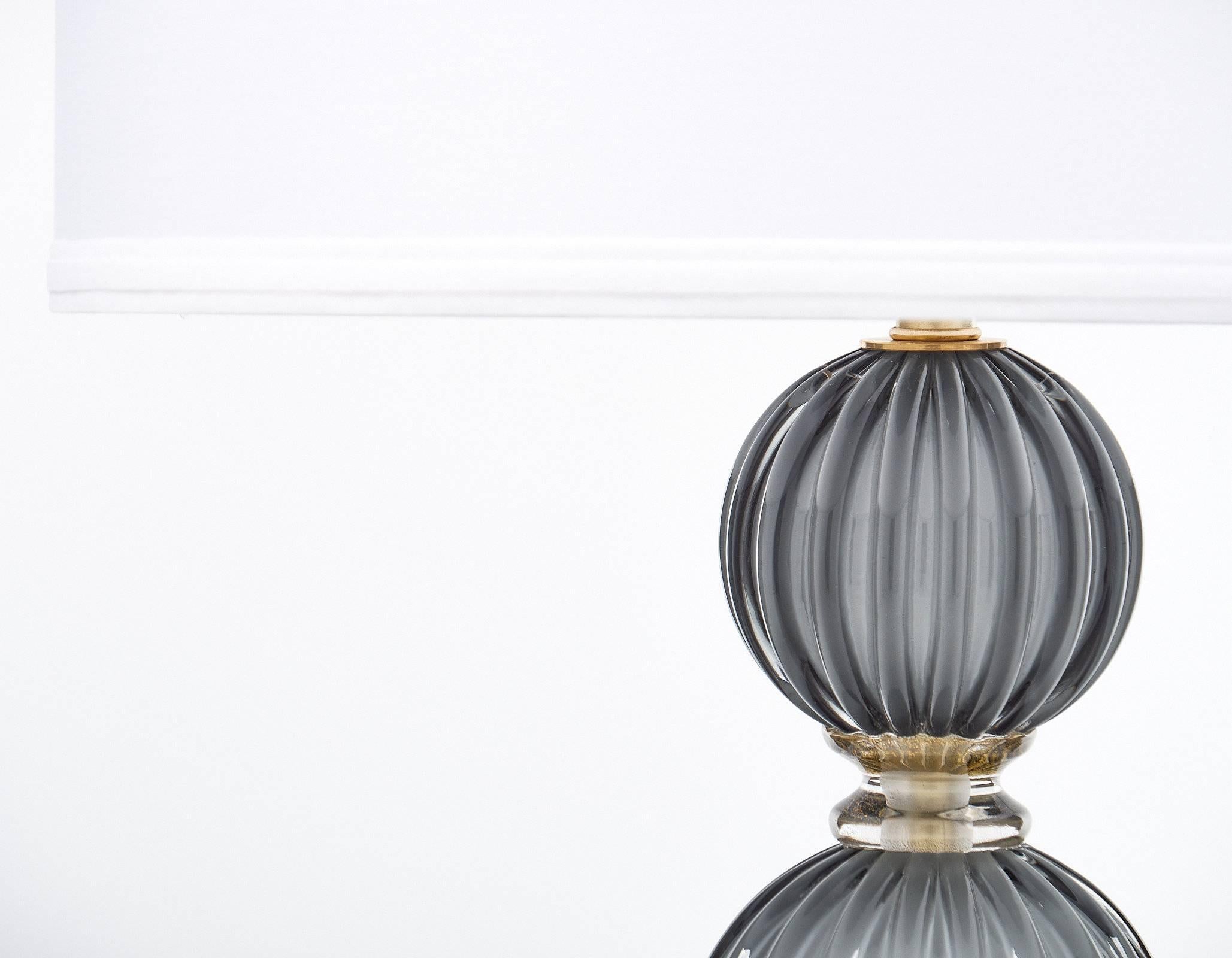 Lampen aus italienischem Muranoglas von Acciaio (Moderne) im Angebot