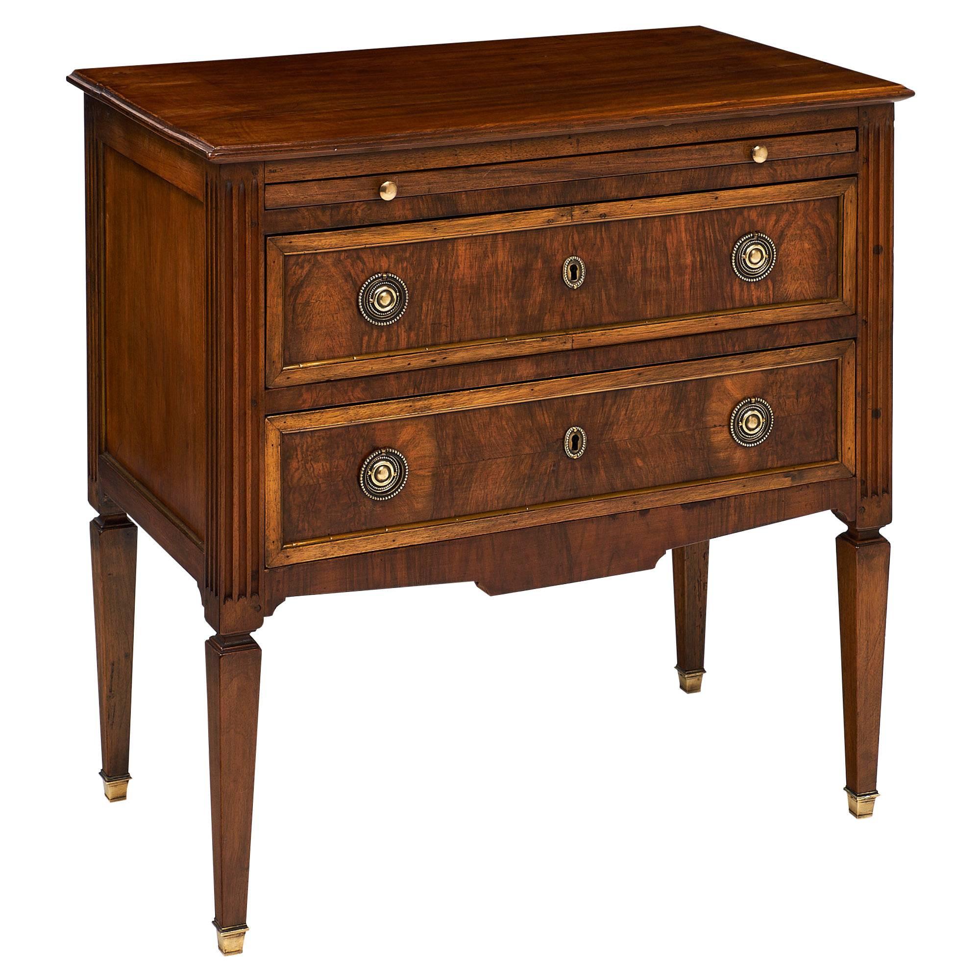 Louis XVI Style Chest with Pull-Out Writing Surface