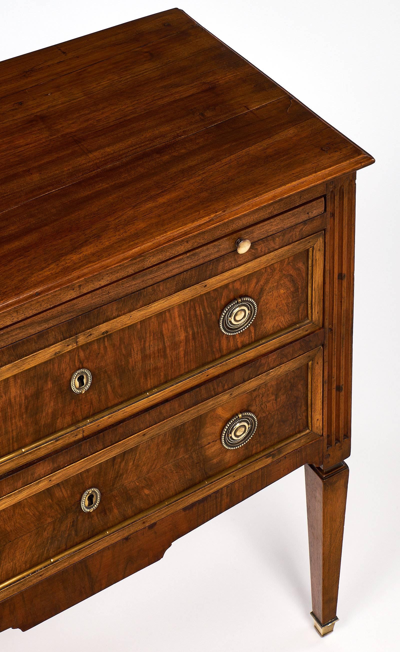 French Louis XVI Style Chest with Pull-Out Writing Surface