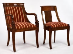 French Antique Empire Style Chairs