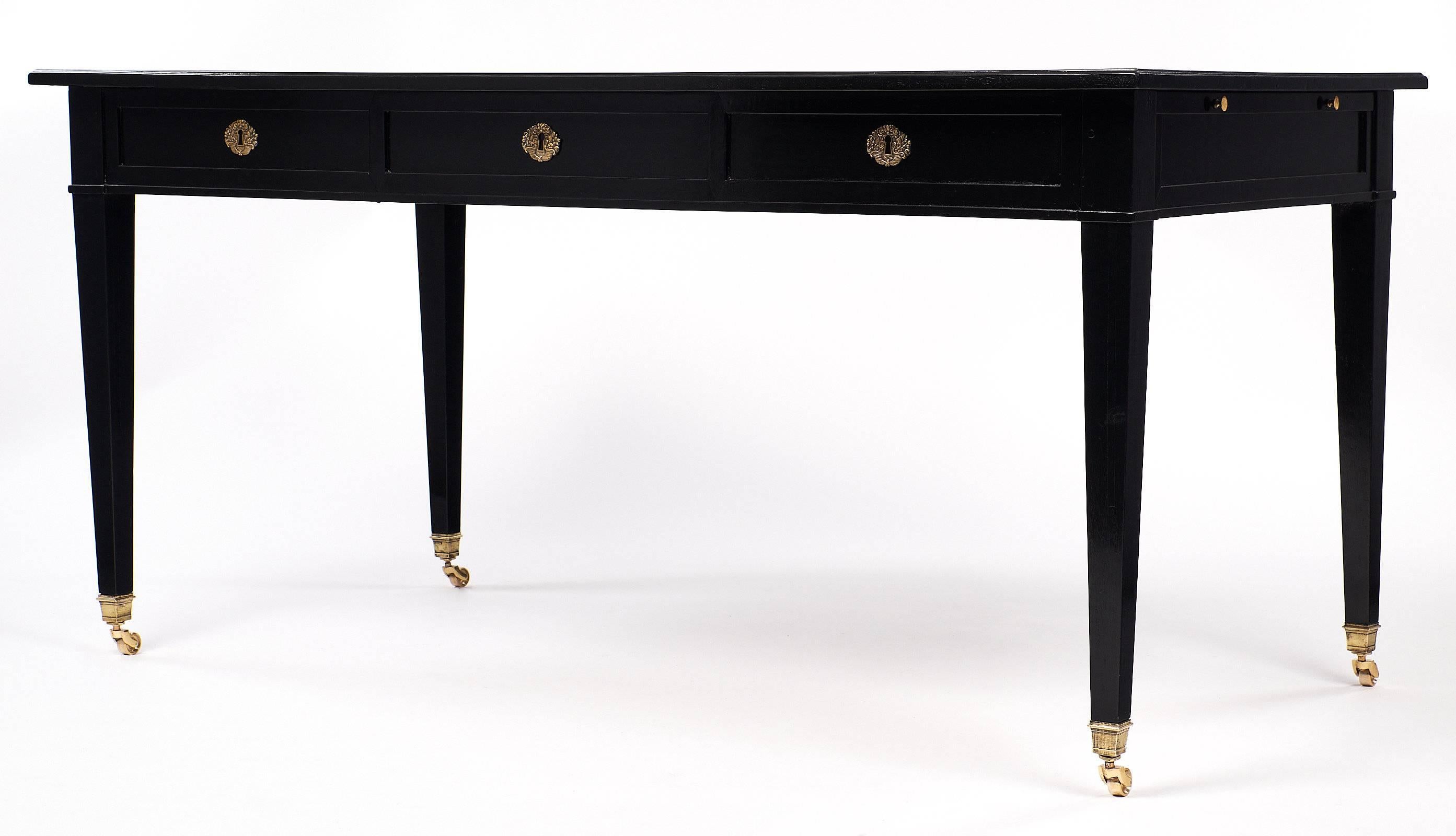 Directoire Style French Antique Ebonized Desk 4