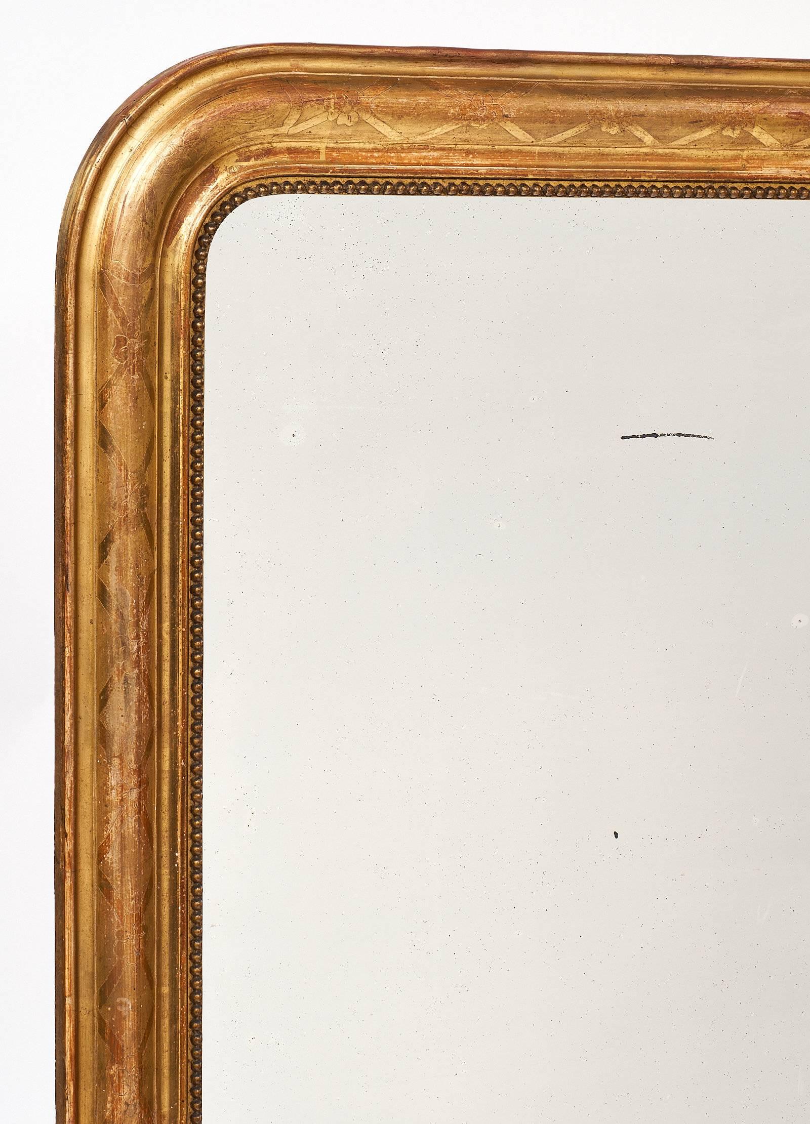 Mid-19th Century Antique French Louis Philippe Period Mirror