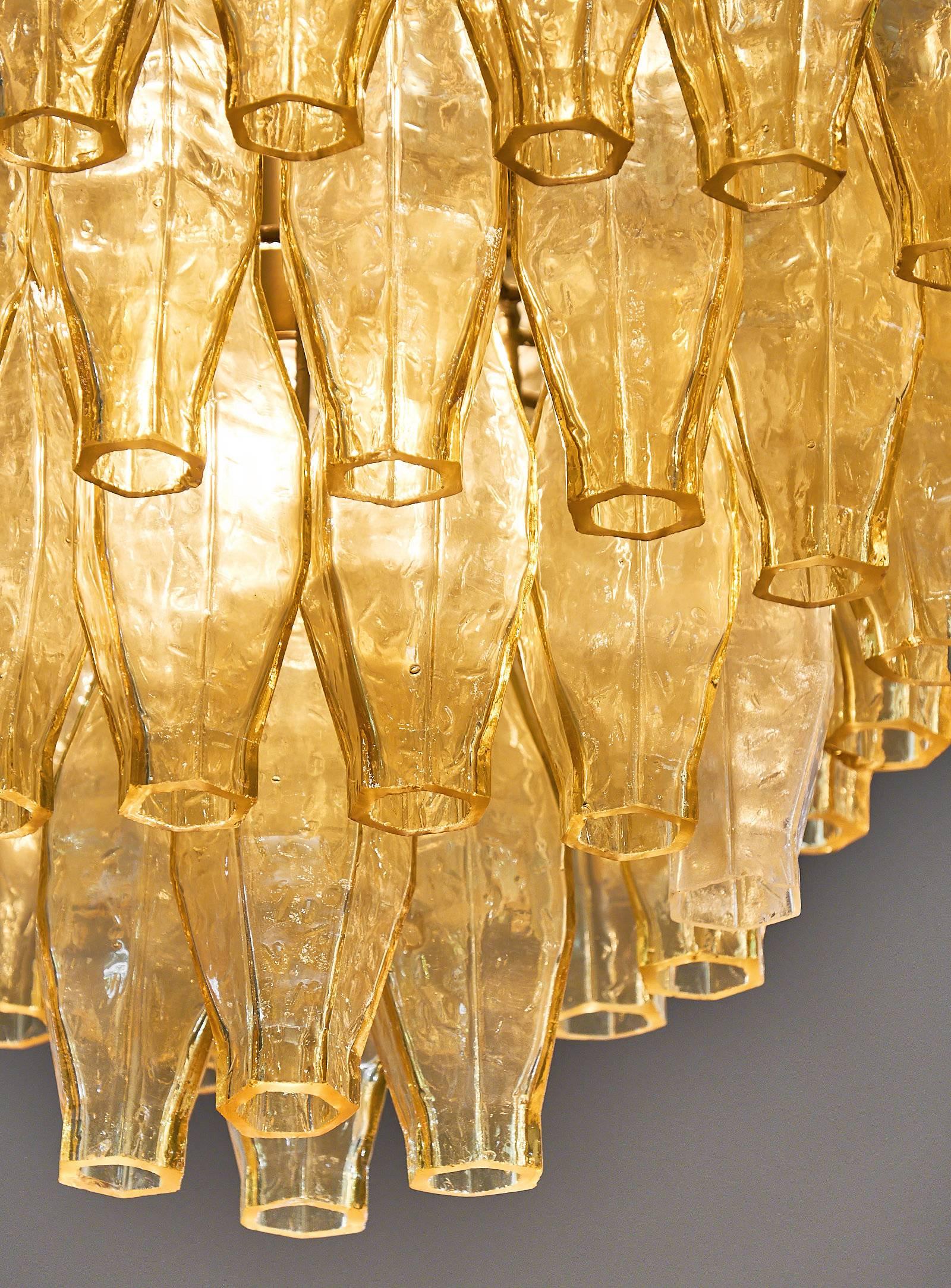 Murano Glass Vintage Chandelier in the Style of Venini 2