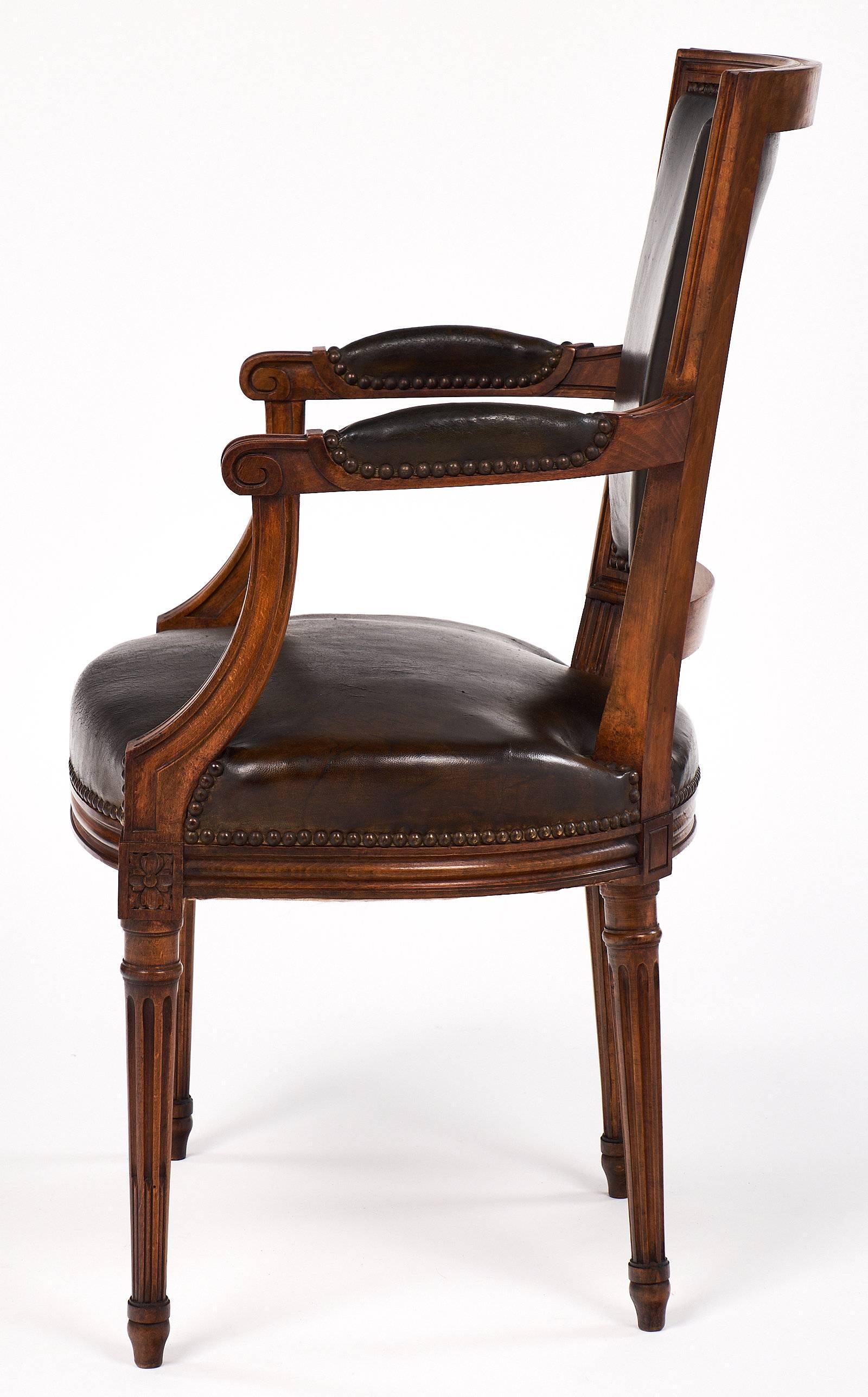 Louis XVI Style French Antique Armchair 3