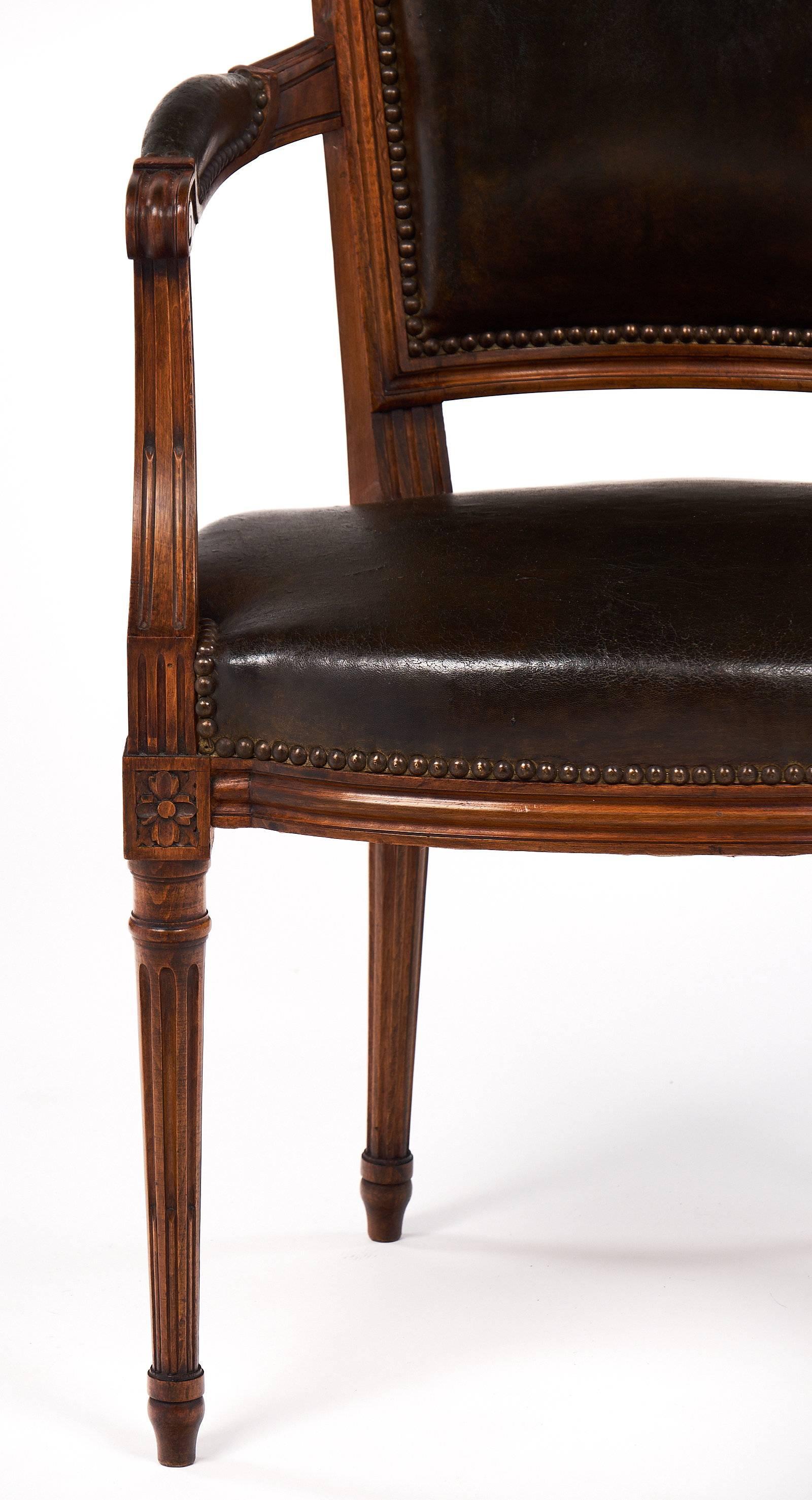 Louis XVI Style French Antique Armchair 2